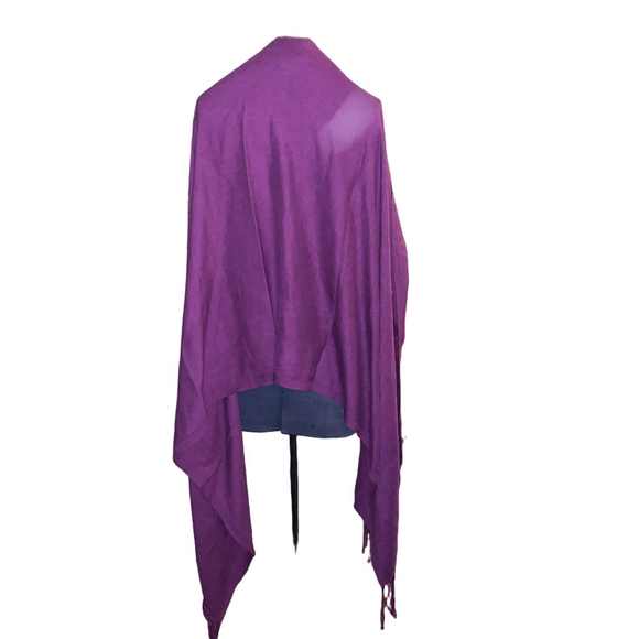 Large Purple pashmina style shawl - Picture 2 of 7